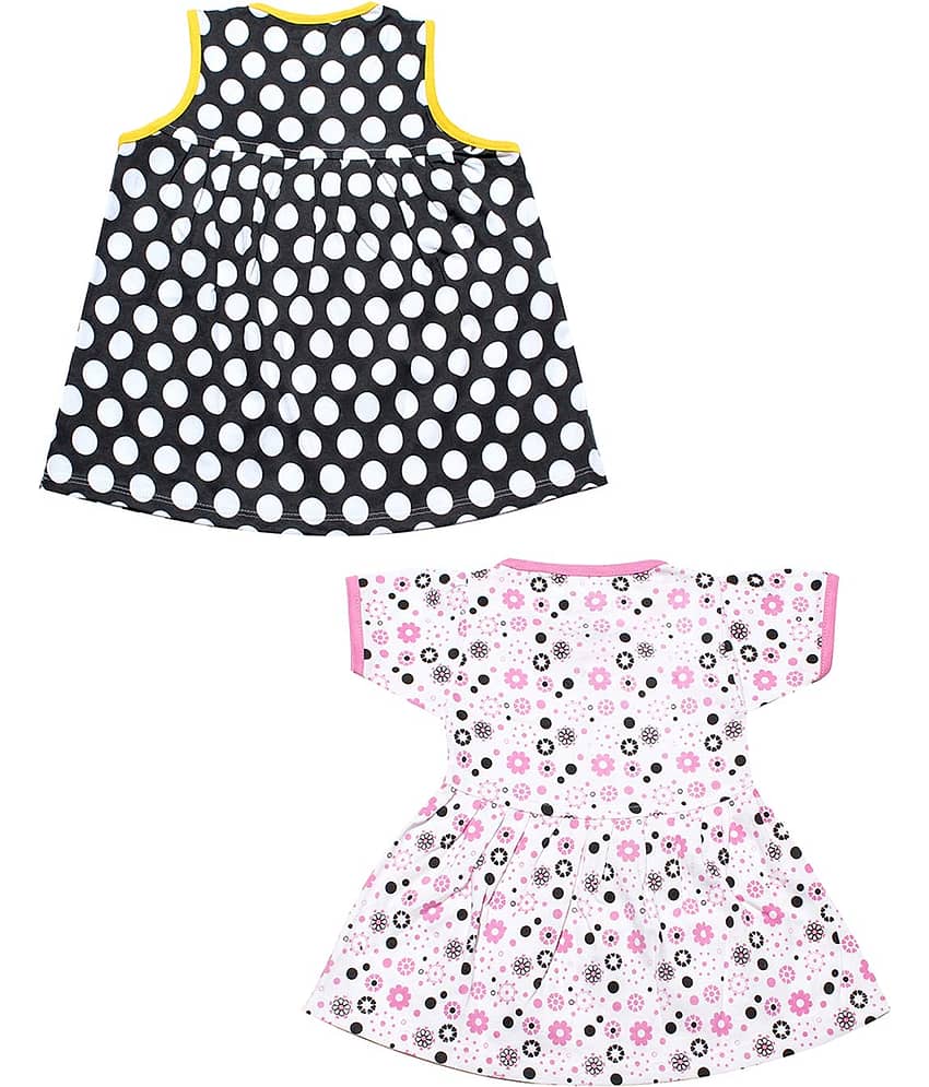 Babeezworld Baby Girls 100% Cotton Frocks ( Multi ) view 2