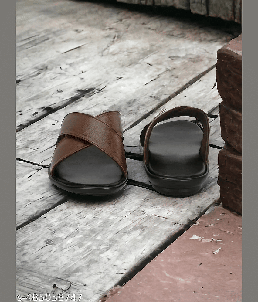 INFINITRENZ - Brown Men's Sandals view 2