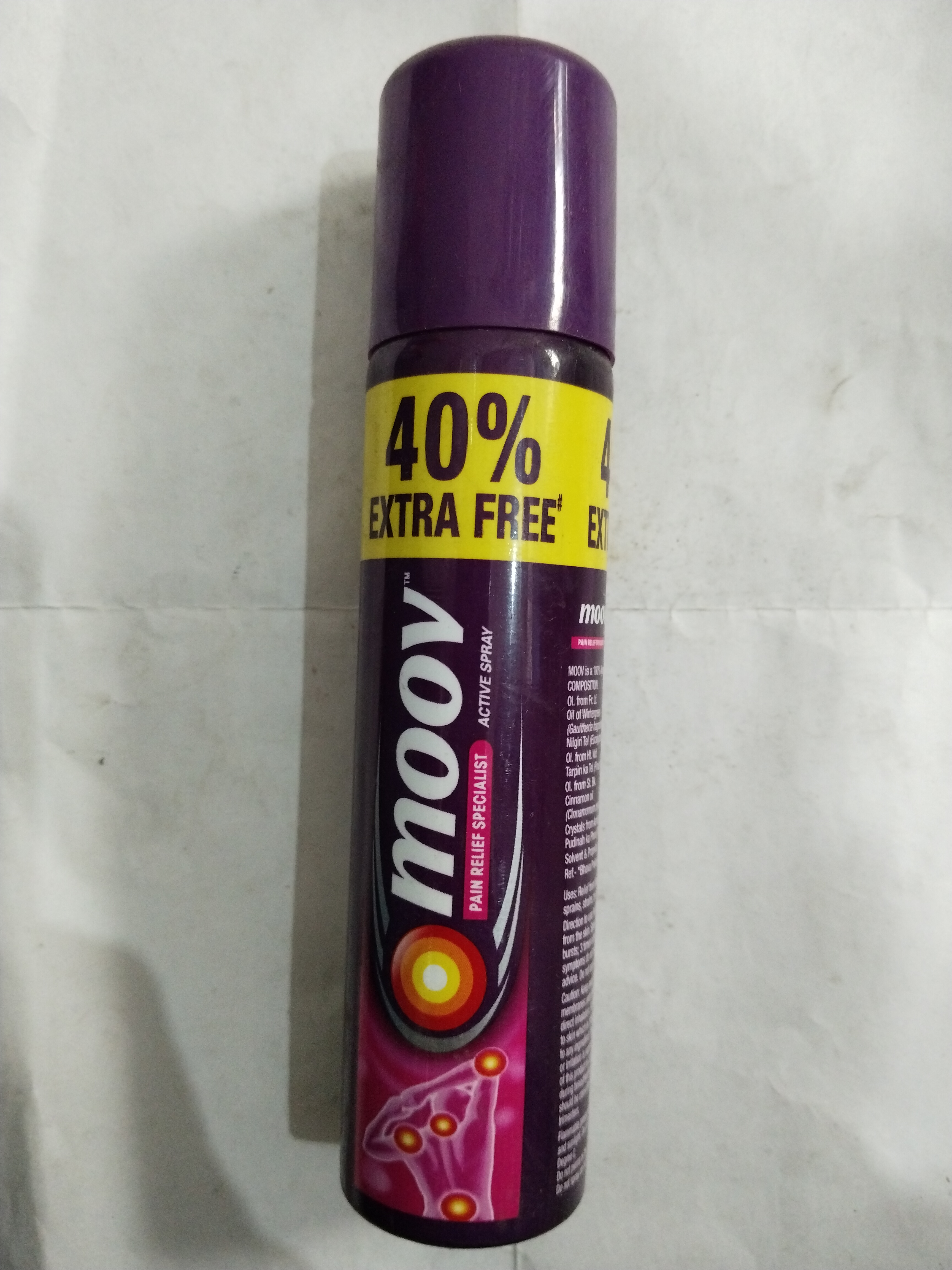 Moov Pain relief specialist Active spray