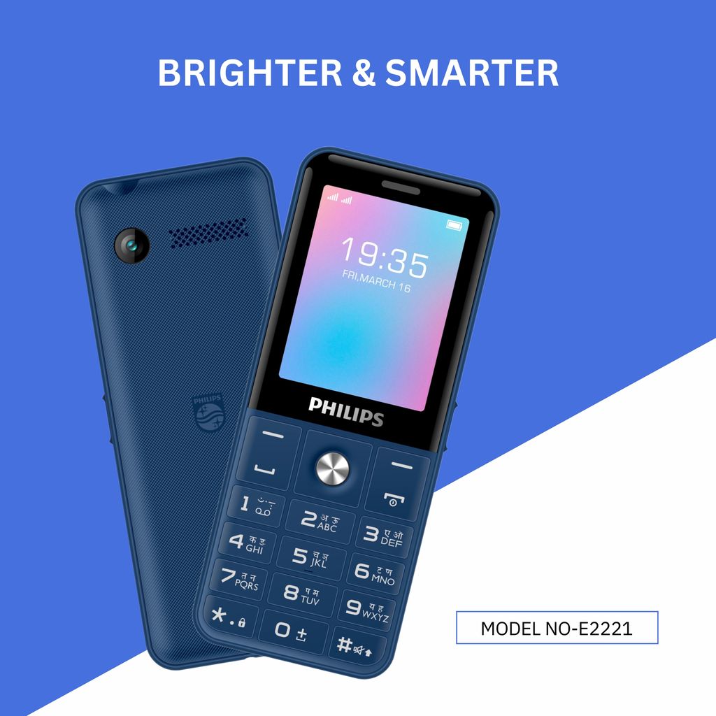 Philips E2221 Keypad Mobile Phone view 2