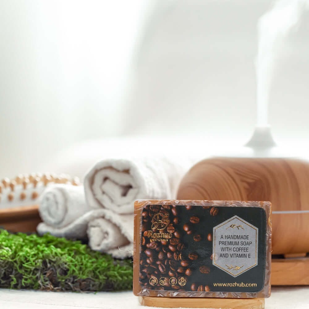 Handmade Coffee Scrub Bathing Bar for Deep Pore Cleansing - 100gm view 2