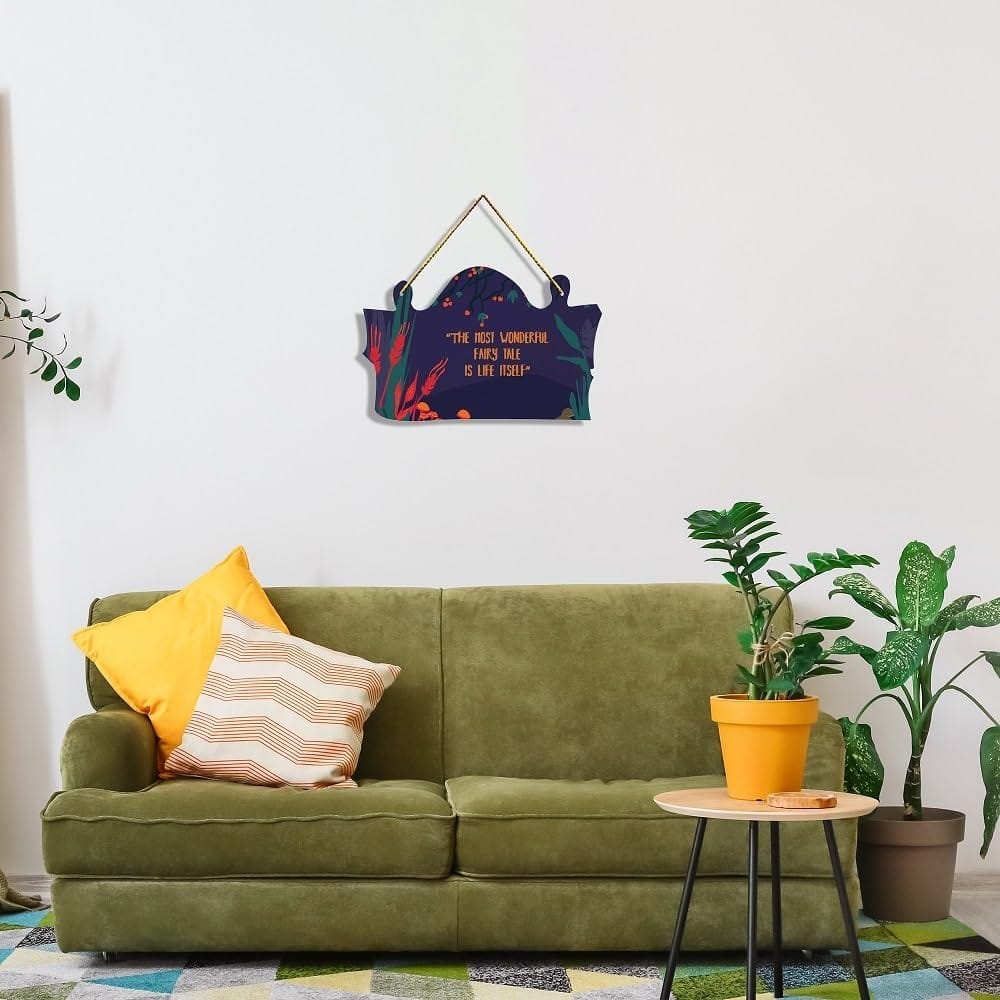Wall Hangings for Home Decoration Items for Living Room Decor Welcome Home Wall Hanging for Home Office Decoration Handmade Craft Decorative Wall Art (WH1508) view 2