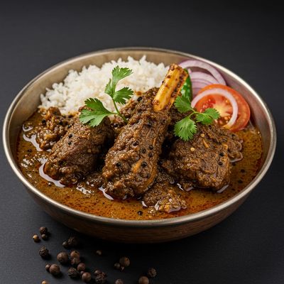 Kalimirch Mutton (Semi Gravy)