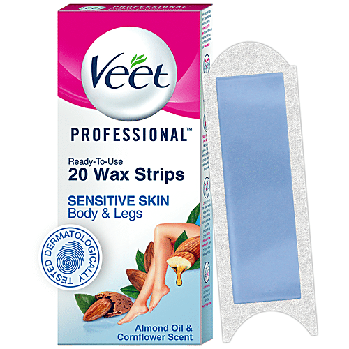 Veet Full Bodywax Kit Sencitiv Skin 20s