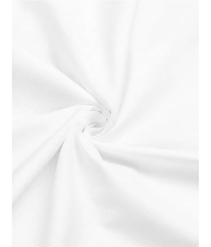 Makhanchor White Linen Unstitched Shirt pc Single view 2