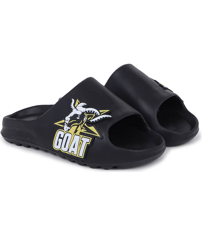 KAPANI Black Men's Slide Flip flop view 2