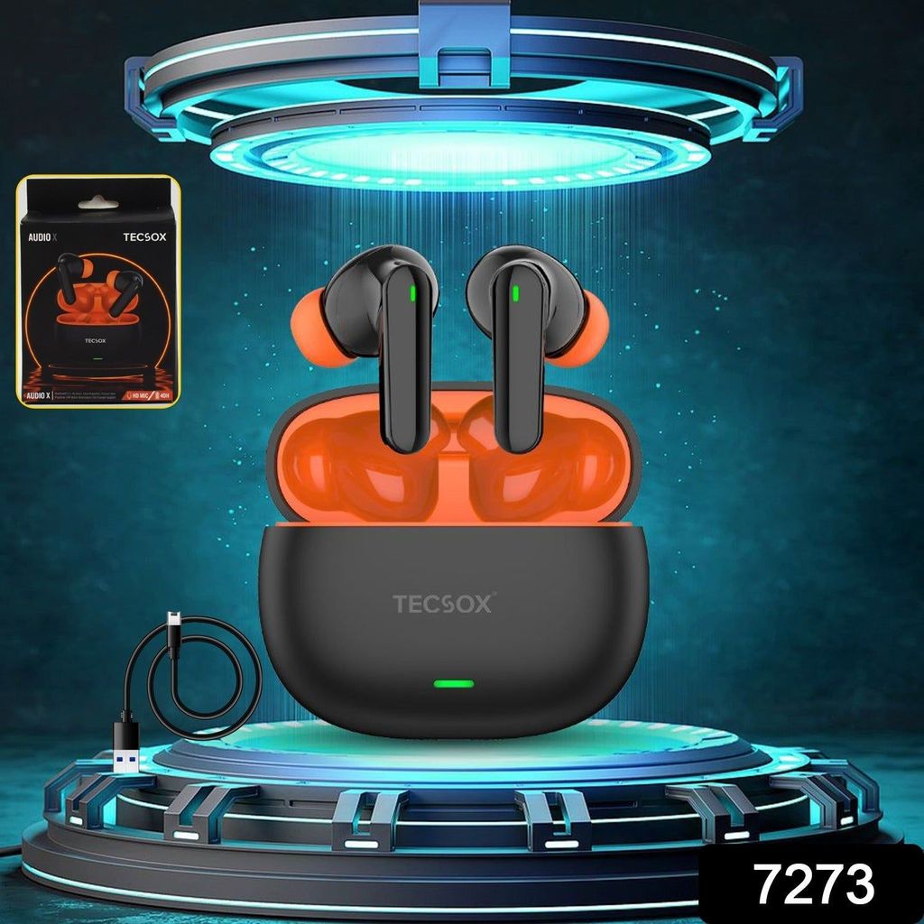AudioX Bluetooth Earbuds, 40 Hr | Powerful Bass (1 Pc) view 2
