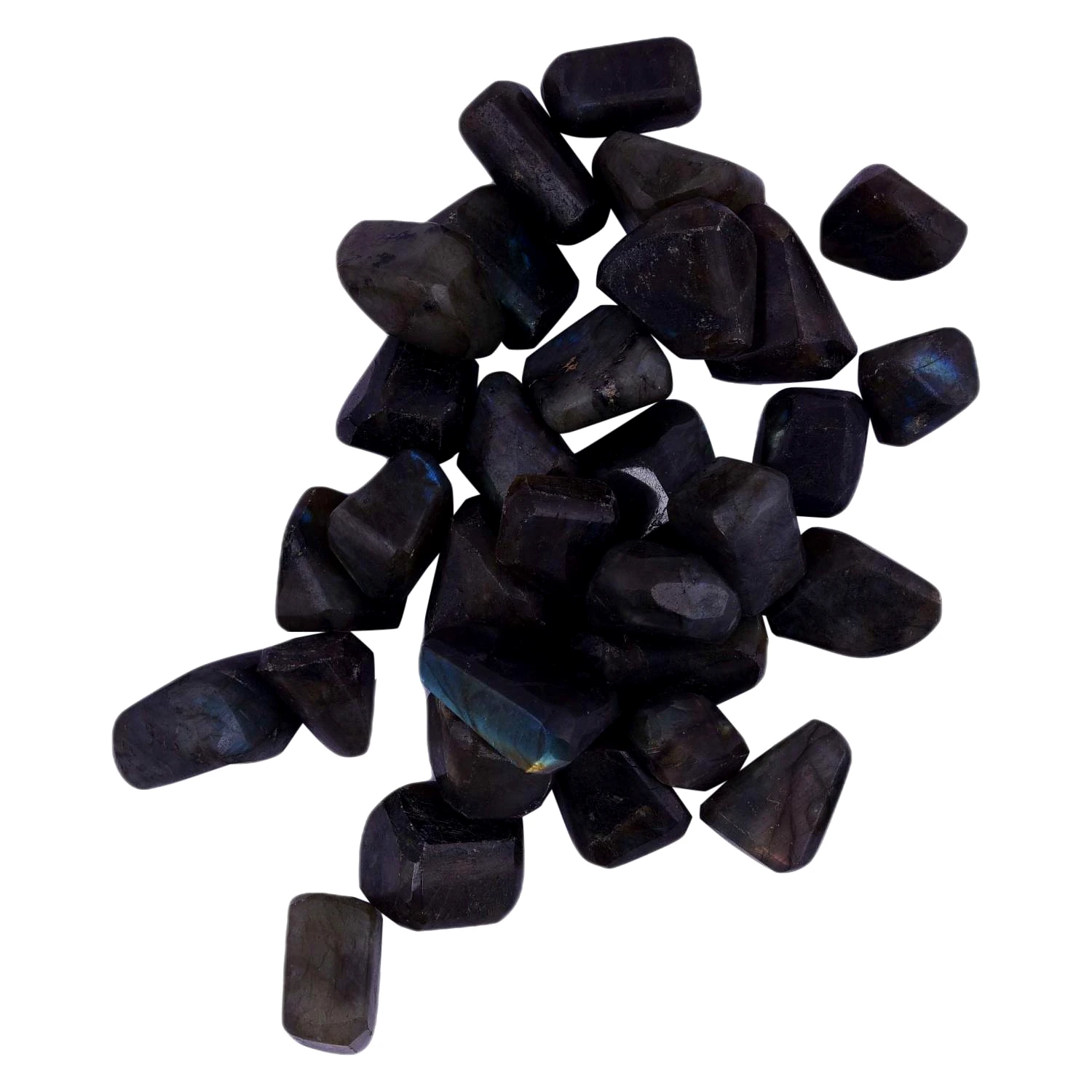 Labradorite Tumbles | Natural Healing Crystal Tumble Stone for Positive Energy | Medidation Vastu Correction Aura Cleaning(KI_18) by Krishna Impex view 2