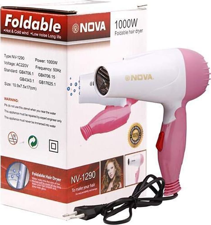 Electric Nova's foldable hair dryer