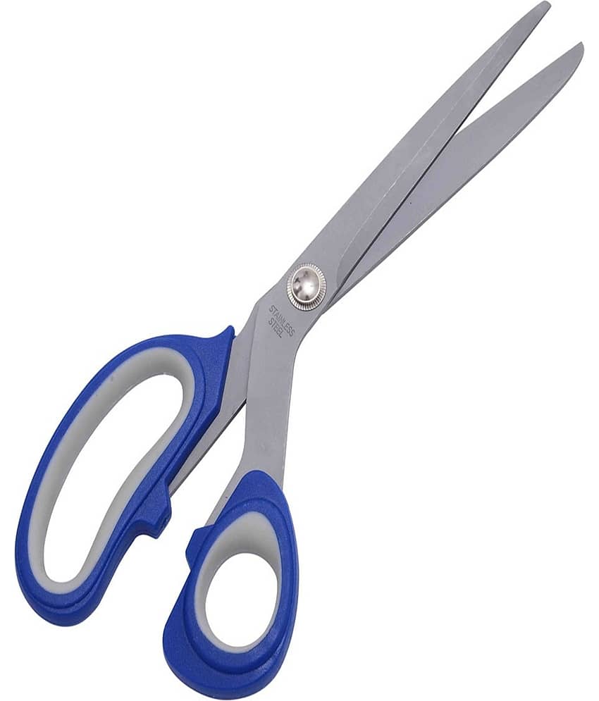 Large 10 Inch Steel Scissors for Multi-Use - Embroidery, Craft, Tailor, Clothing Cutting, Office, Drawing & Making Scissors" view 2