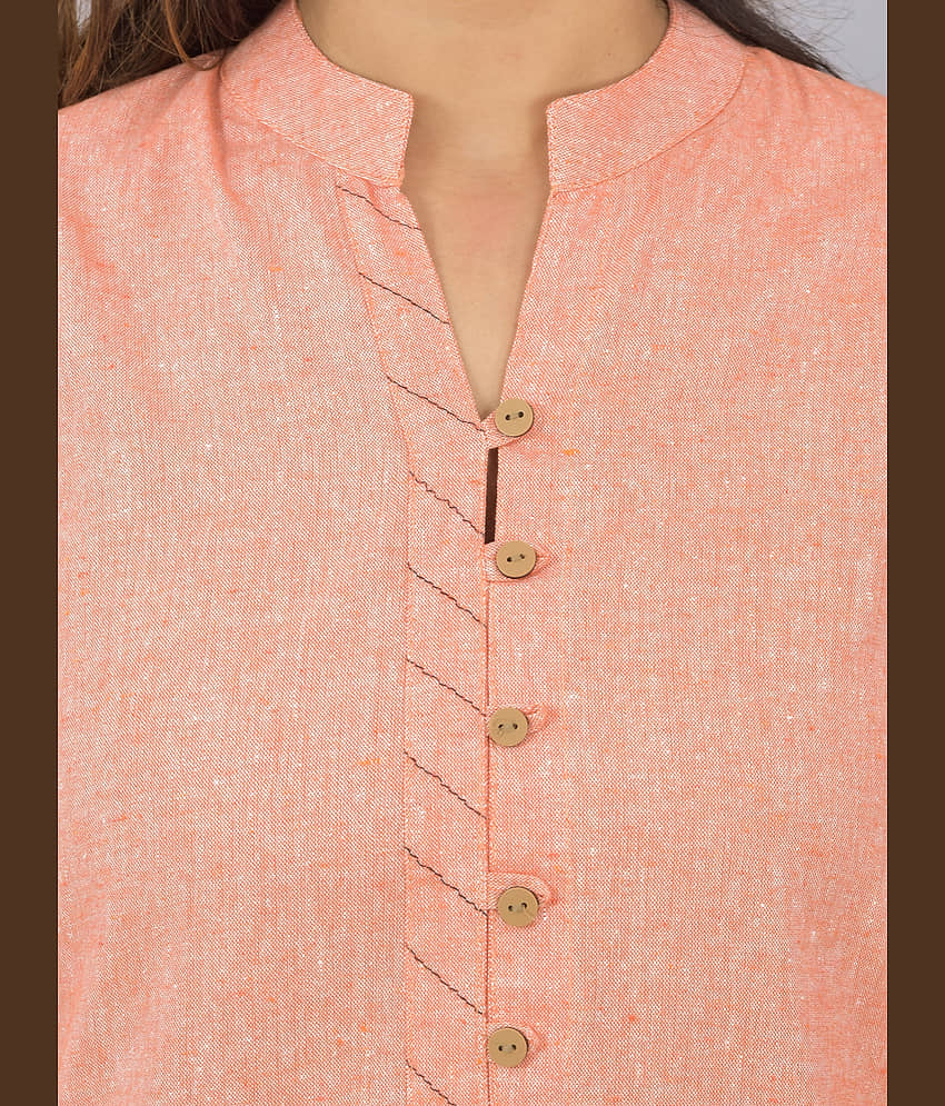 Cotton Blend Short Kurti For Women (Pack of 1) view 2