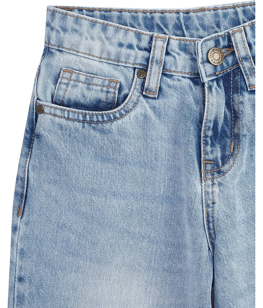 Cub Mcpaws Girls Cotton Jeans ( Pack of 1 , Denim Blue ) view 2