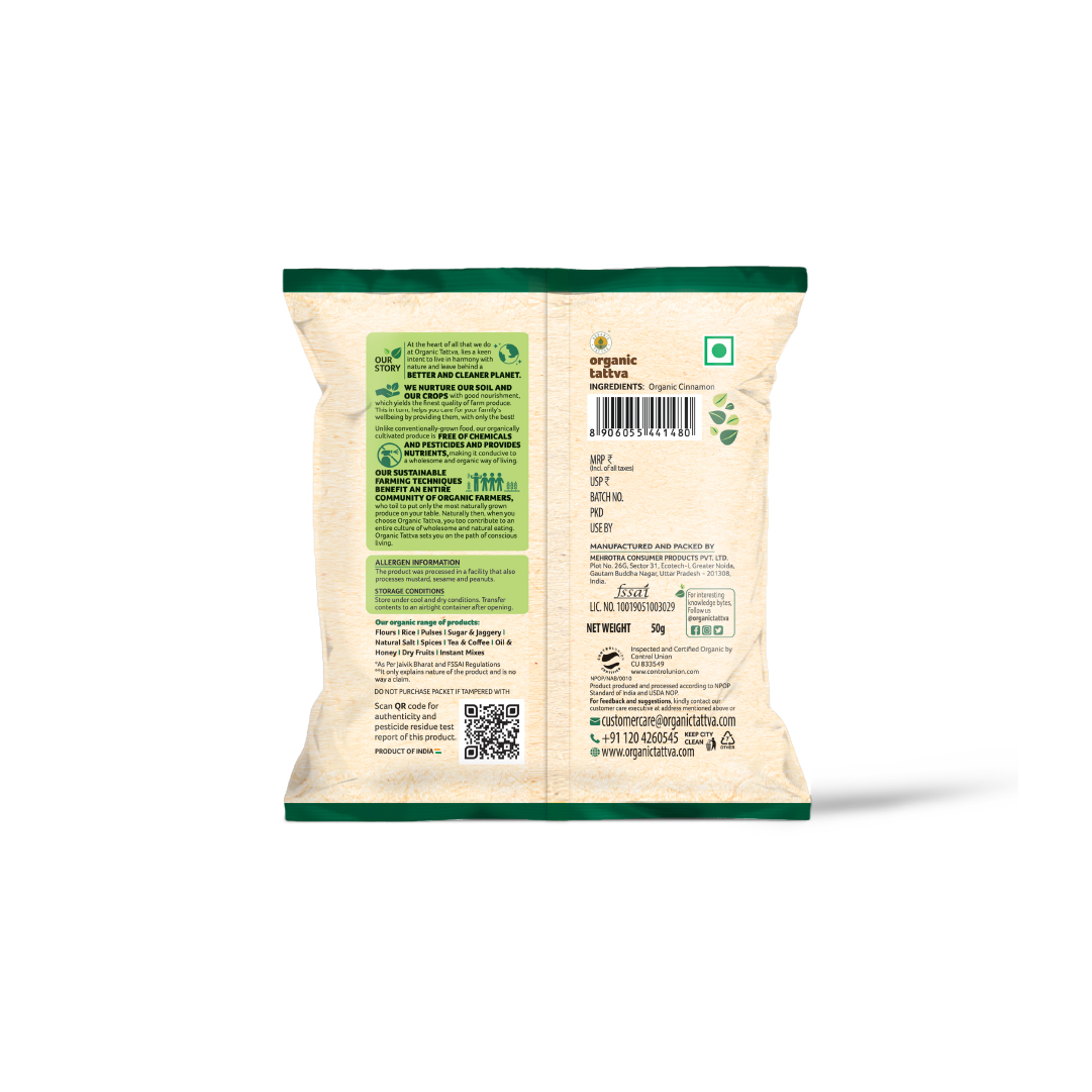 Organic Cinnamon 50g view 2