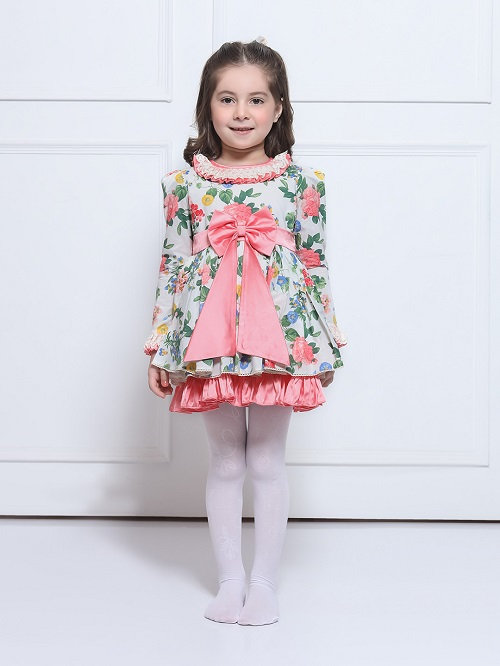 THE PONY & PEONY CO. Girl Old Rose - Blossom Pink Dress