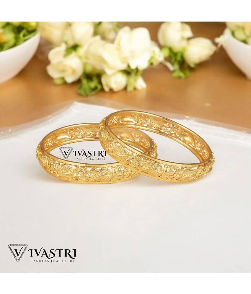 VIVASTRI Gold Bangle ( Pack of 1 ) view 2