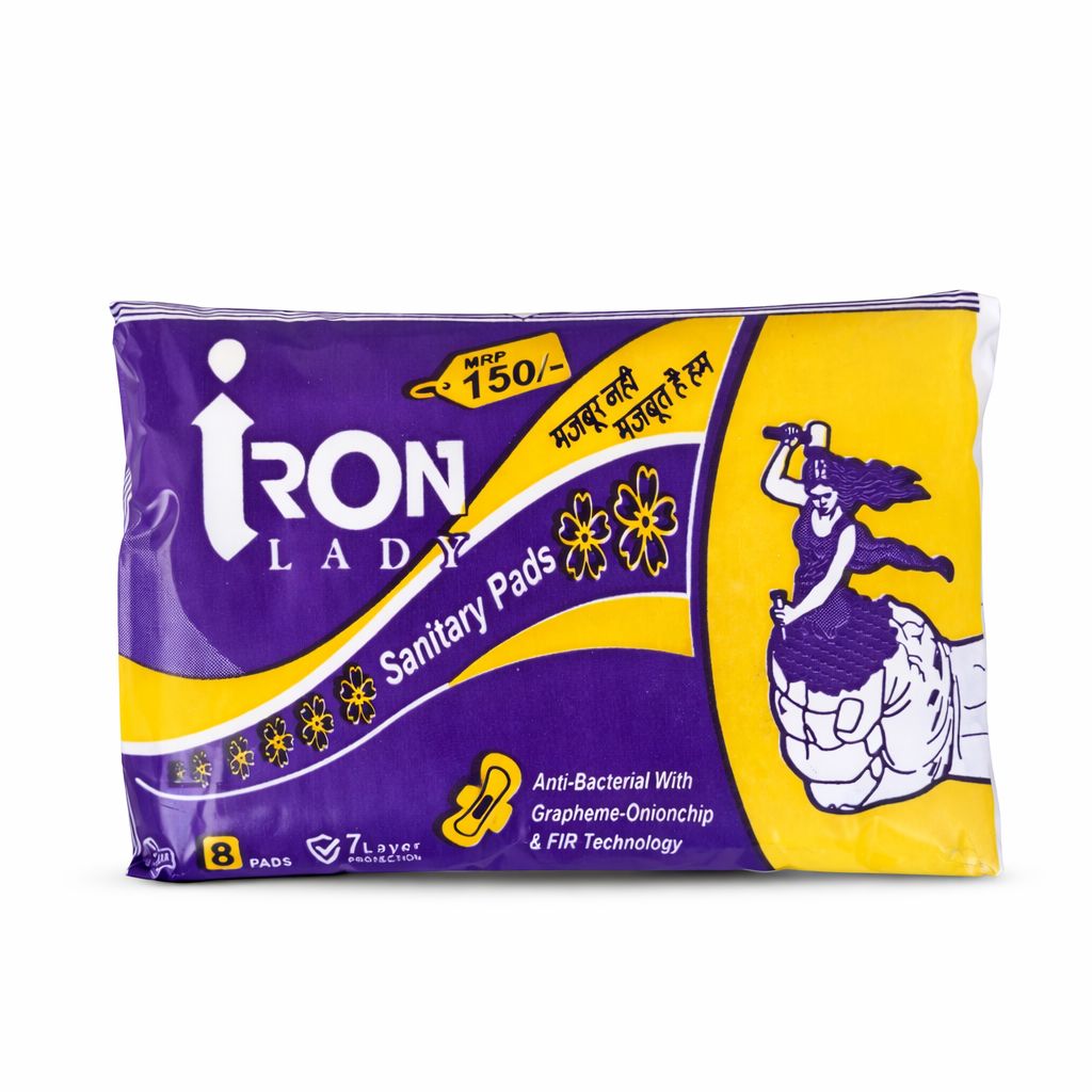 Sanitary Pads for Girl and Women - Grapheme-onion chip 8 Pads Pack