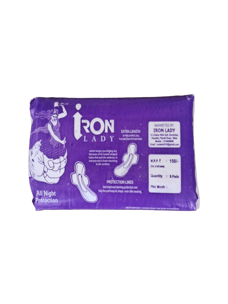Sanitary Pads for Girl and Women - Grapheme-onion chip 8 Pads Pack view 2