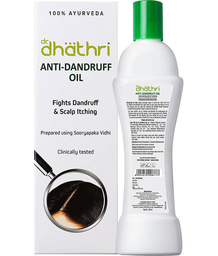 Dhathri Anti Dandruff Coconut Oil 100 ml ( Pack of 2 ) view 2