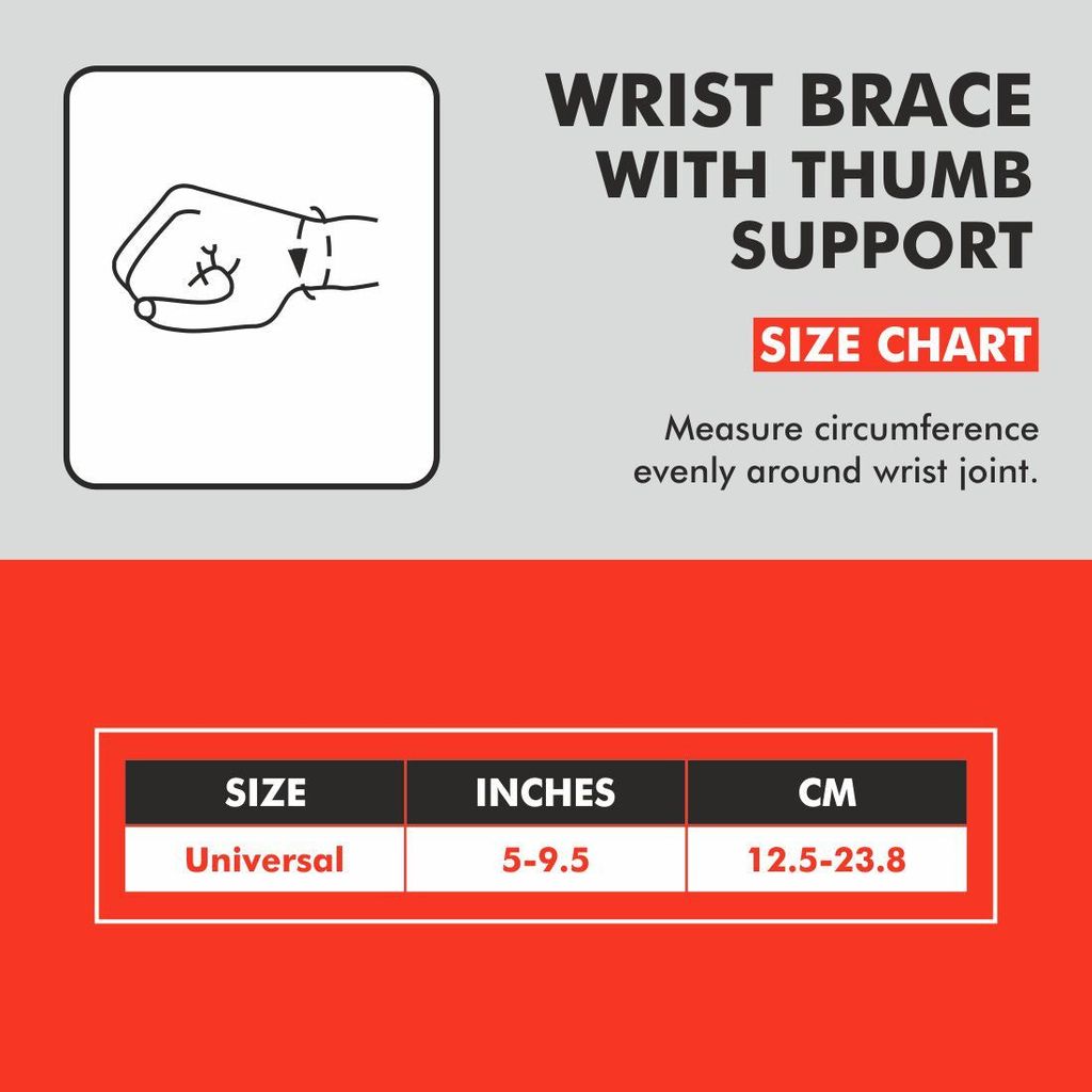 Wrist Brace with Thumb view 2