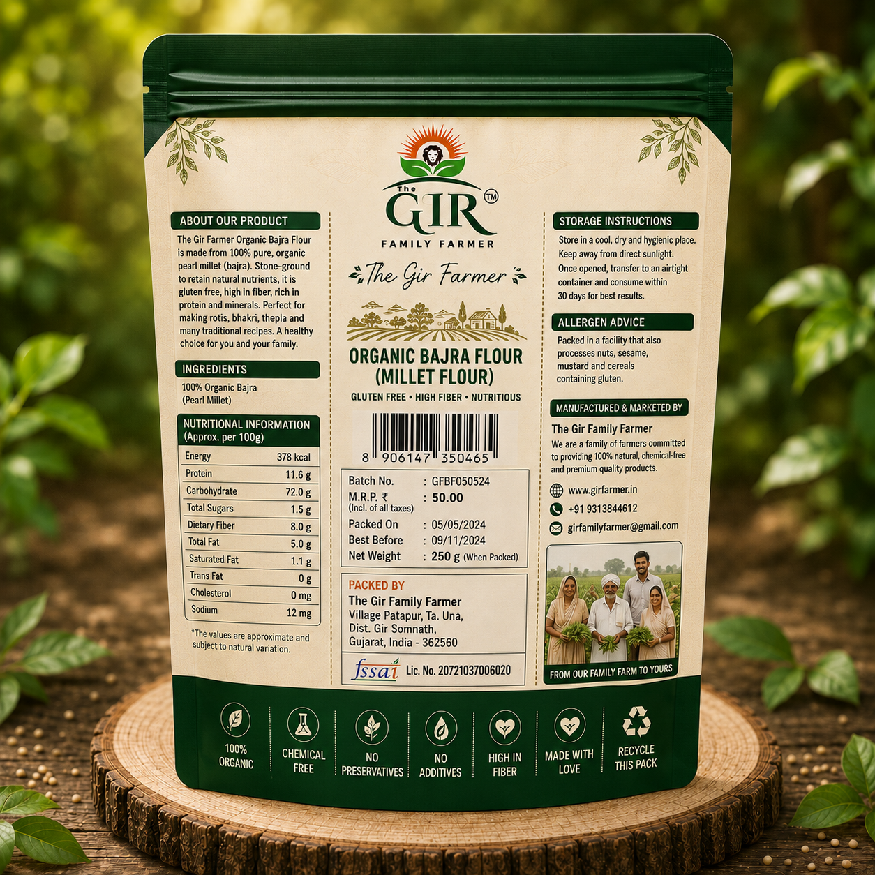 Organic Bajra Flour - Gluten Free view 2