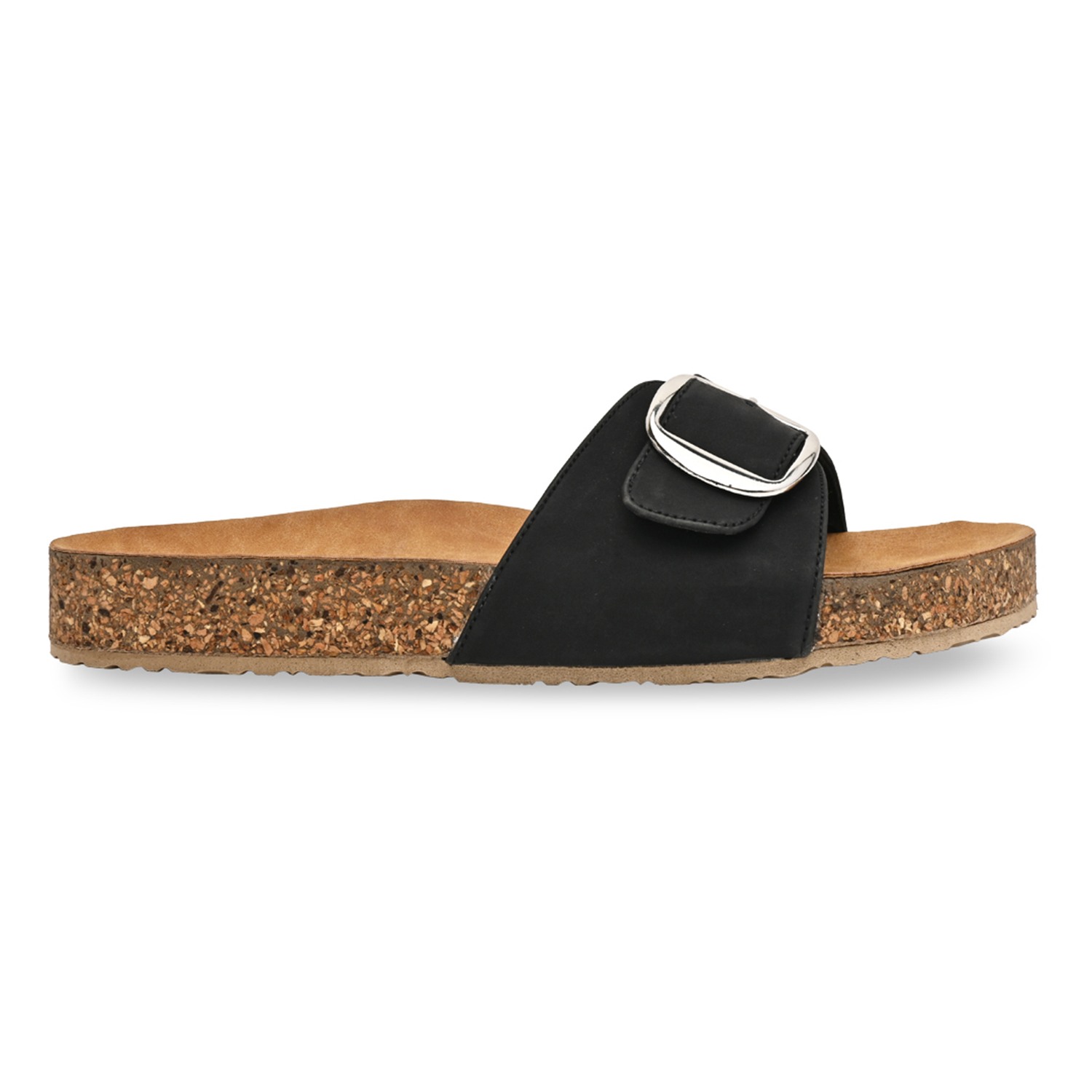 Black Women Casual Flat Sliders view 2