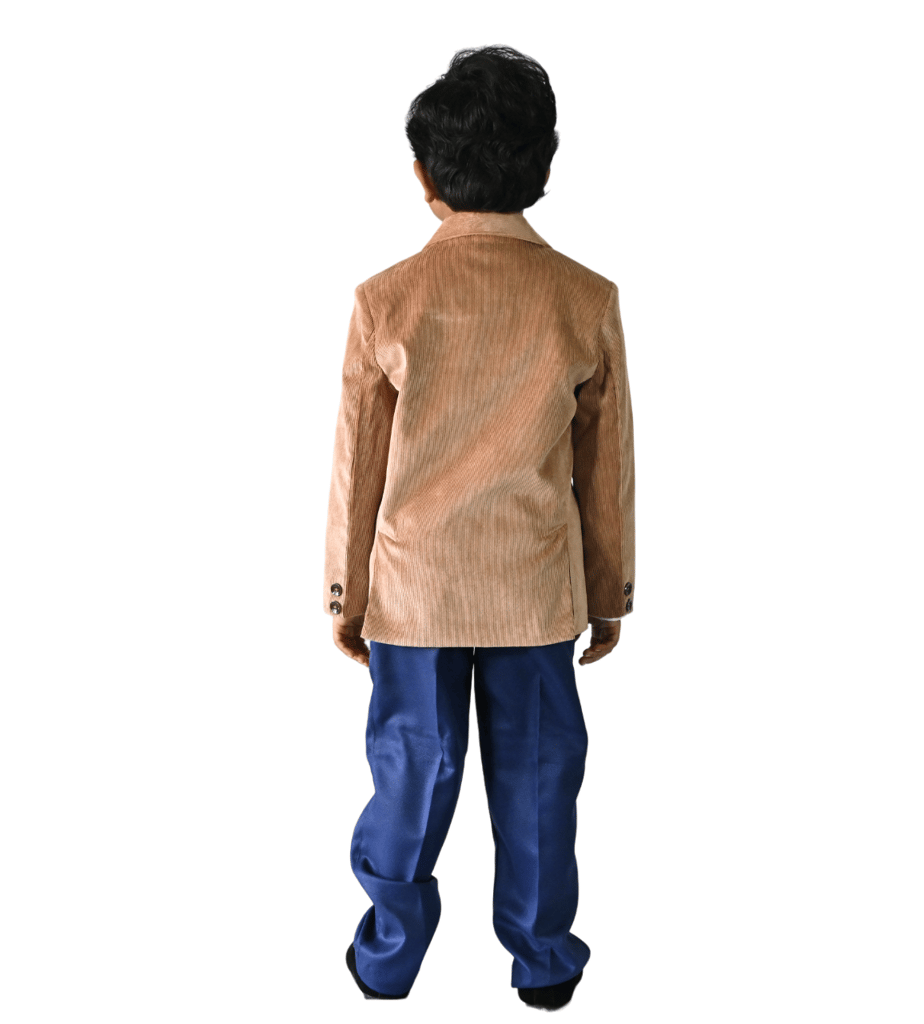 JOYHAAT Kids Boy's Blazer For Party/Formal/Wedding/Festival With Brown Color view 2