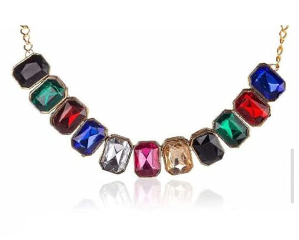 Nakoda Art Jewellery Multicoloured Square Combo Set view 2