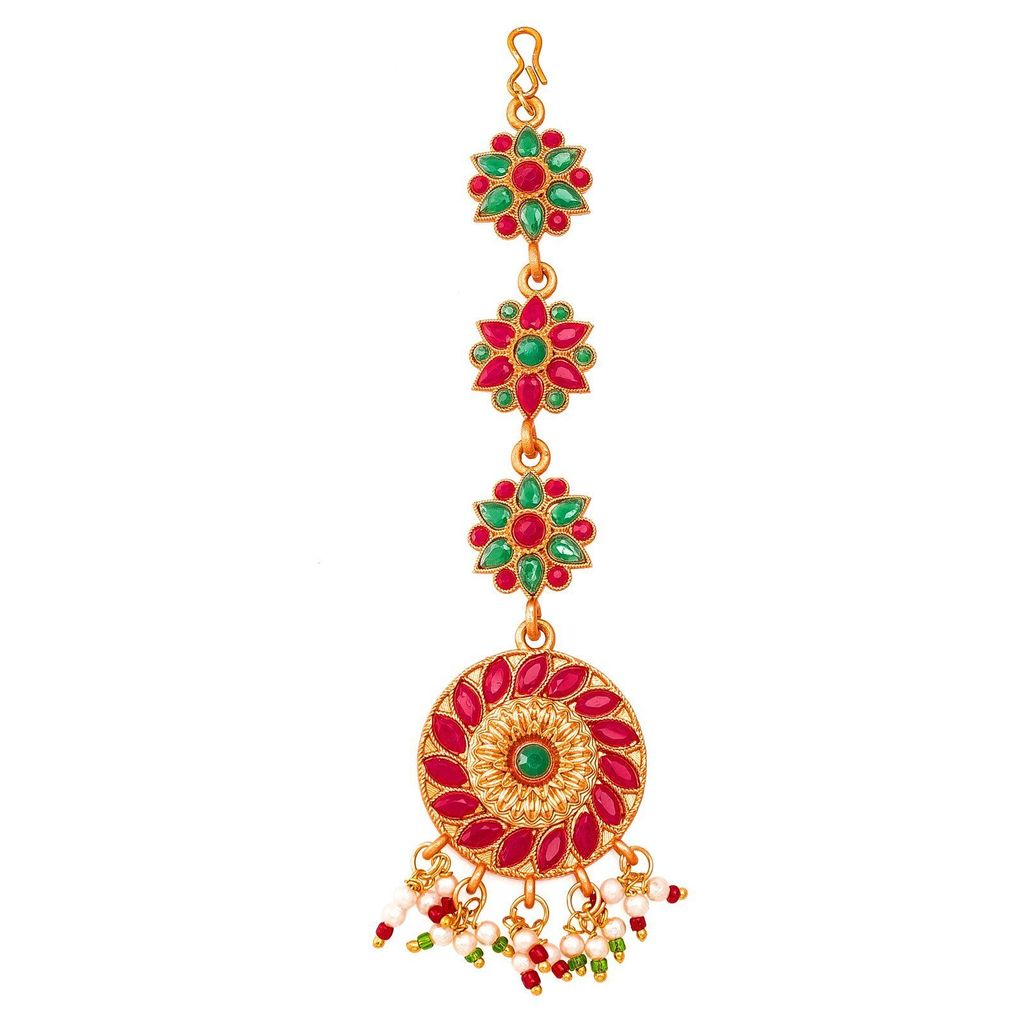 Morison Ruby Red Mangtikka Royal Elegance for Special Moments view 2