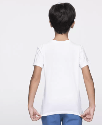 Ikkay Fashion Boys & Girls Typography Polycotton Regular T Shirt (White, Pack of 1) view 2