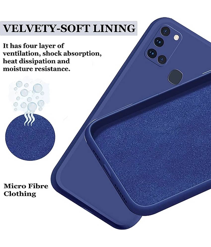 ZAMN - Plain Cases Compatible For Silicon Samsung Galaxy A21S ( Pack of 1 ) view 2