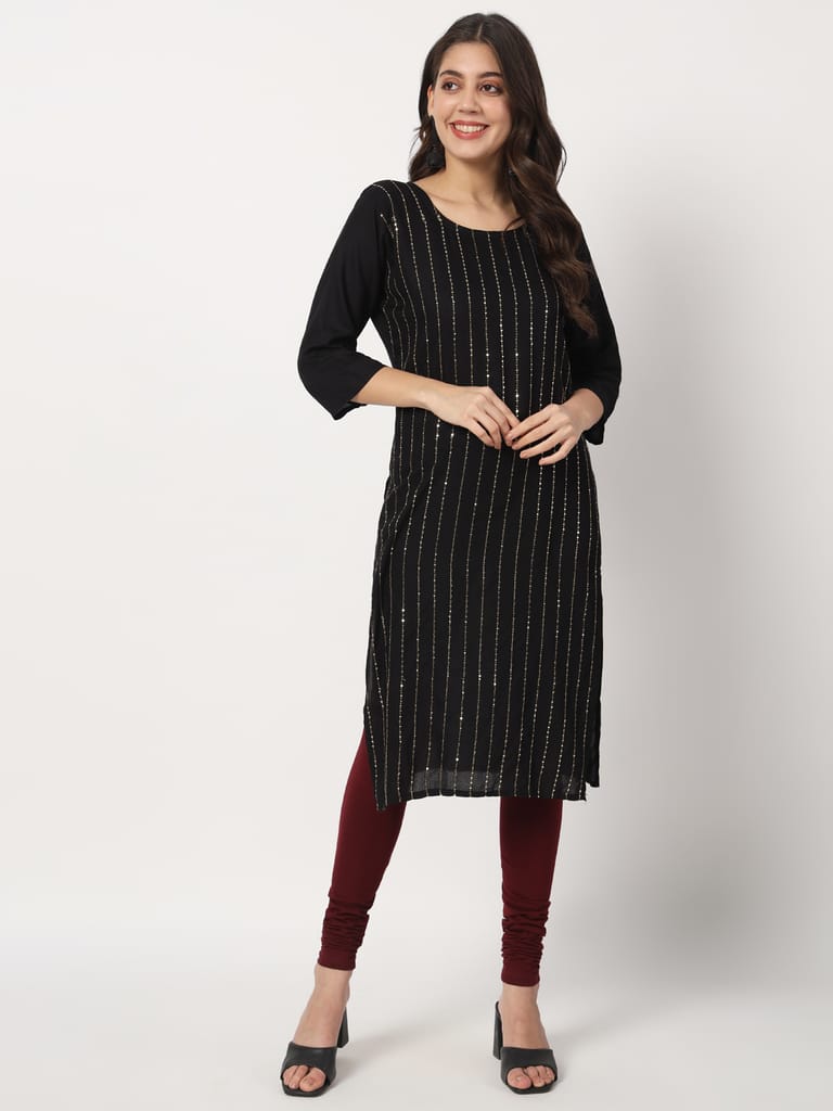 SOFT COLORS Women's Skinny Fit Ethnic Wear Churidar Leggings (Wine) view 2