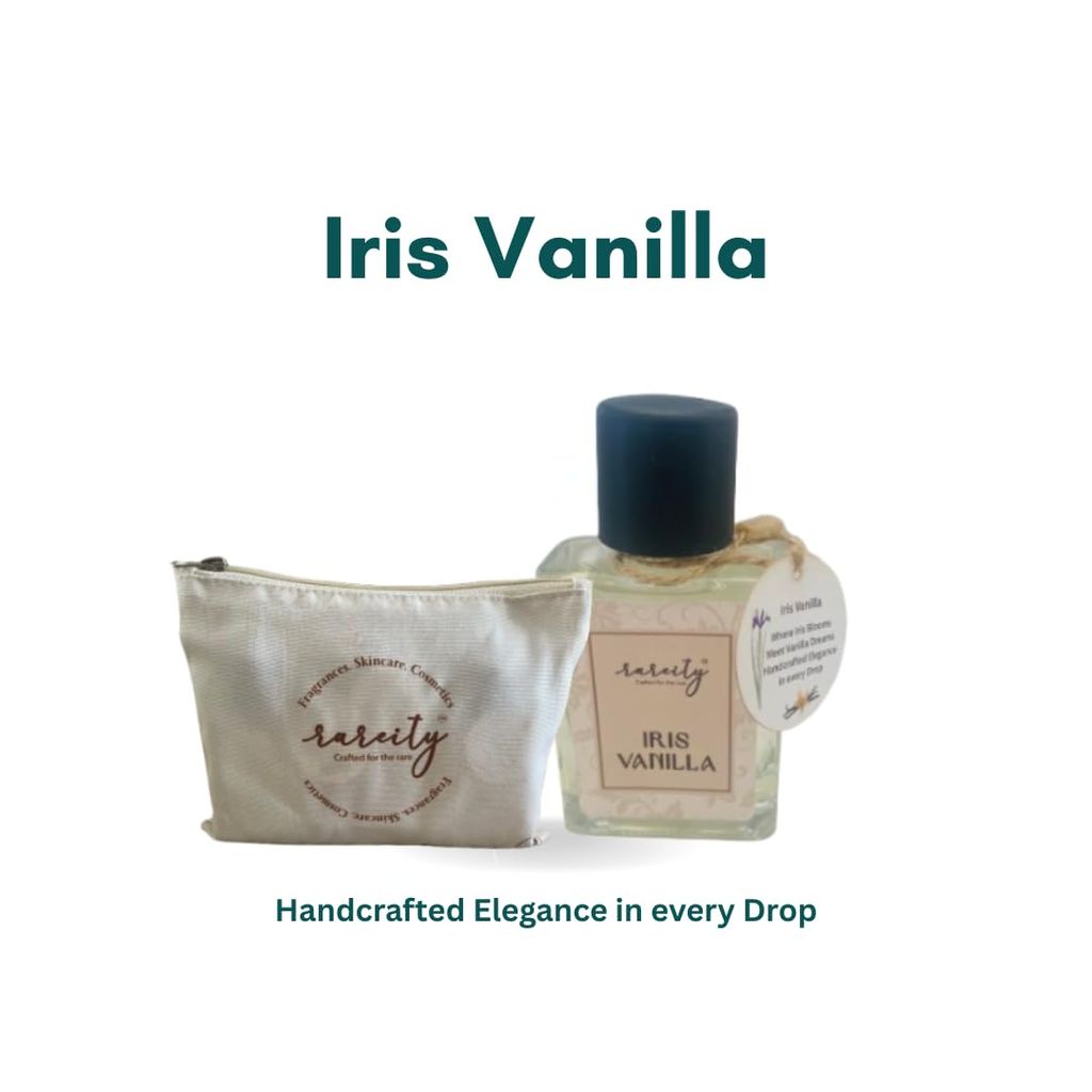 Rareity Perfume – Iris Vanilla 50ml | Unisex Fragrance for Men and Women | Elegant Long-Lasting Scent| Travel-Friendly view 2