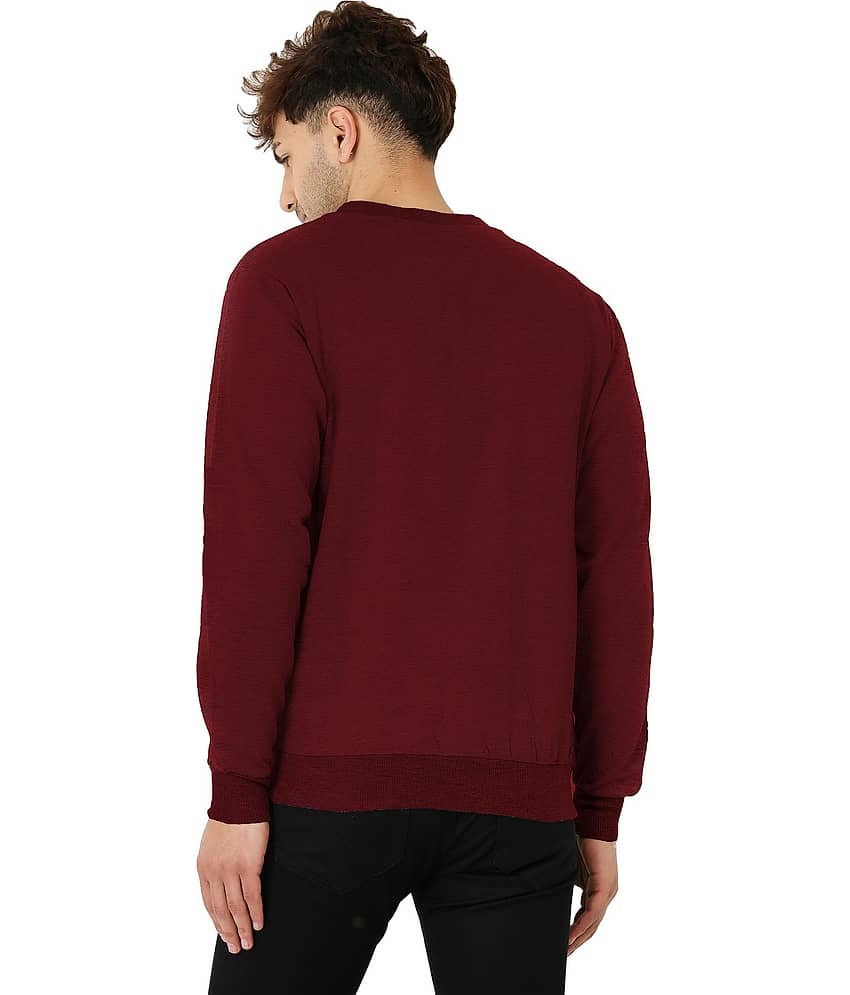 Leotude Cotton Blend Men's Casual Jacket - Maroon ( Pack of 1 ) view 2