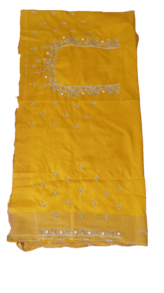 Buy Zari and Stone Work Blouse Design Online at Low Prices in India view 2