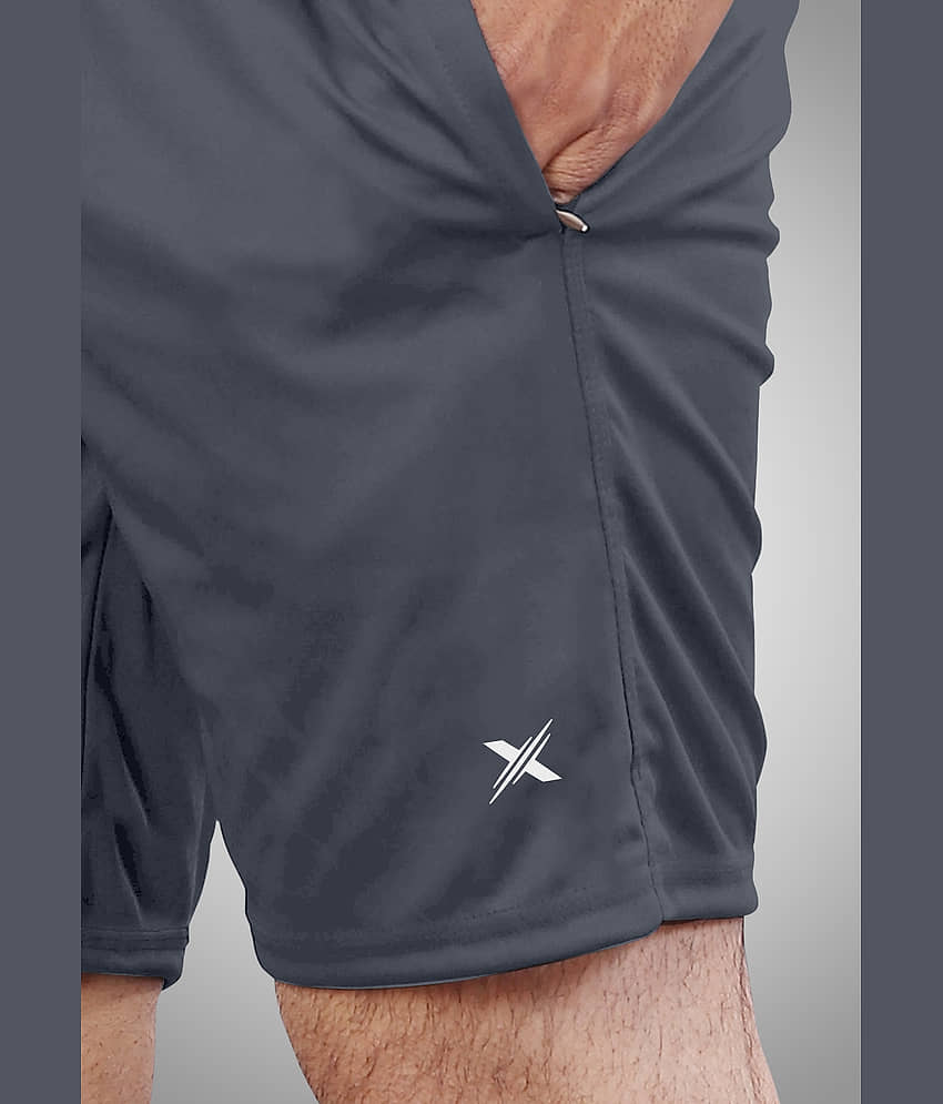 FTX Dark Grey Lycra Men's Shorts ( Pack of 1 ) view 2