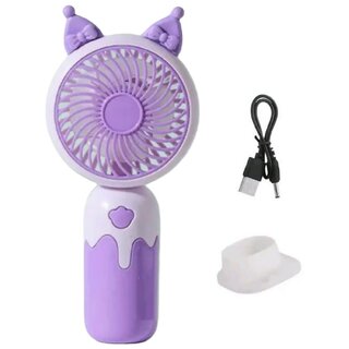 Charkee USB FanAssorted Pack of 1 Rechargeable Mini Portable Digital Hand Fan view 2