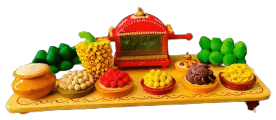 kondaplli wooden sare set -- home decorative & gift item view 2