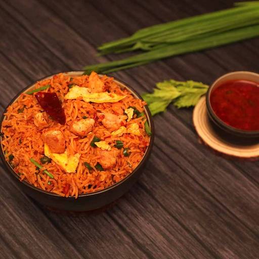 Schezwan Fried Rice Chicken