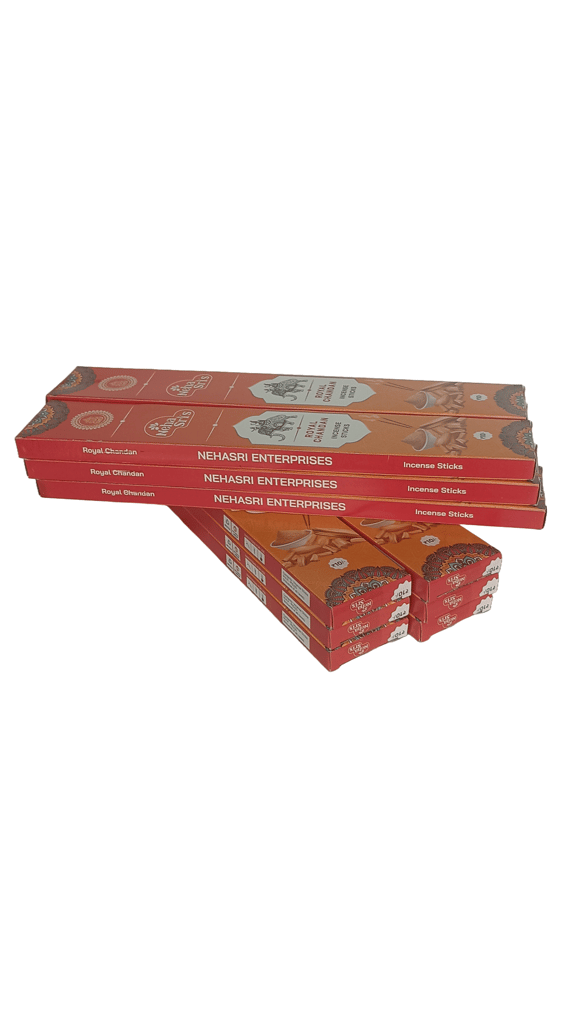 Neha Sris Royal Chandan Incense Sticks Packs of 12 Sticks Each view 2