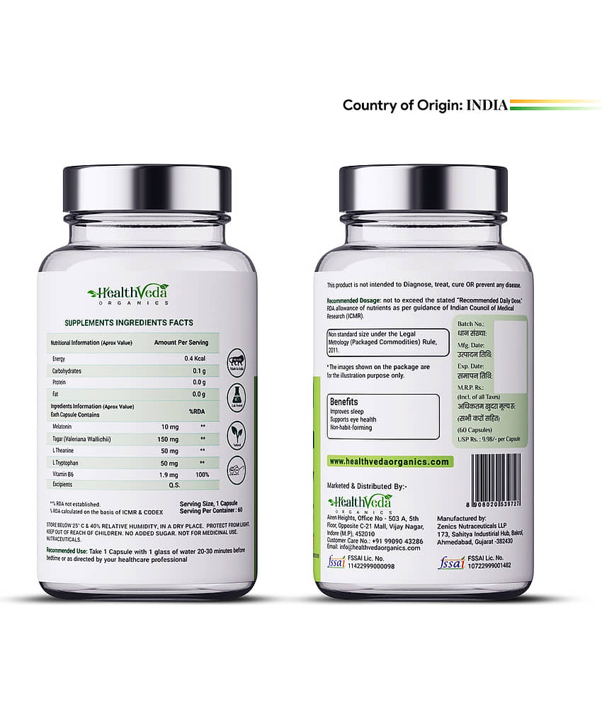 Health Veda Organics Multi Vitamin Capsule 1 no.s ( Pack of 1 ) view 2