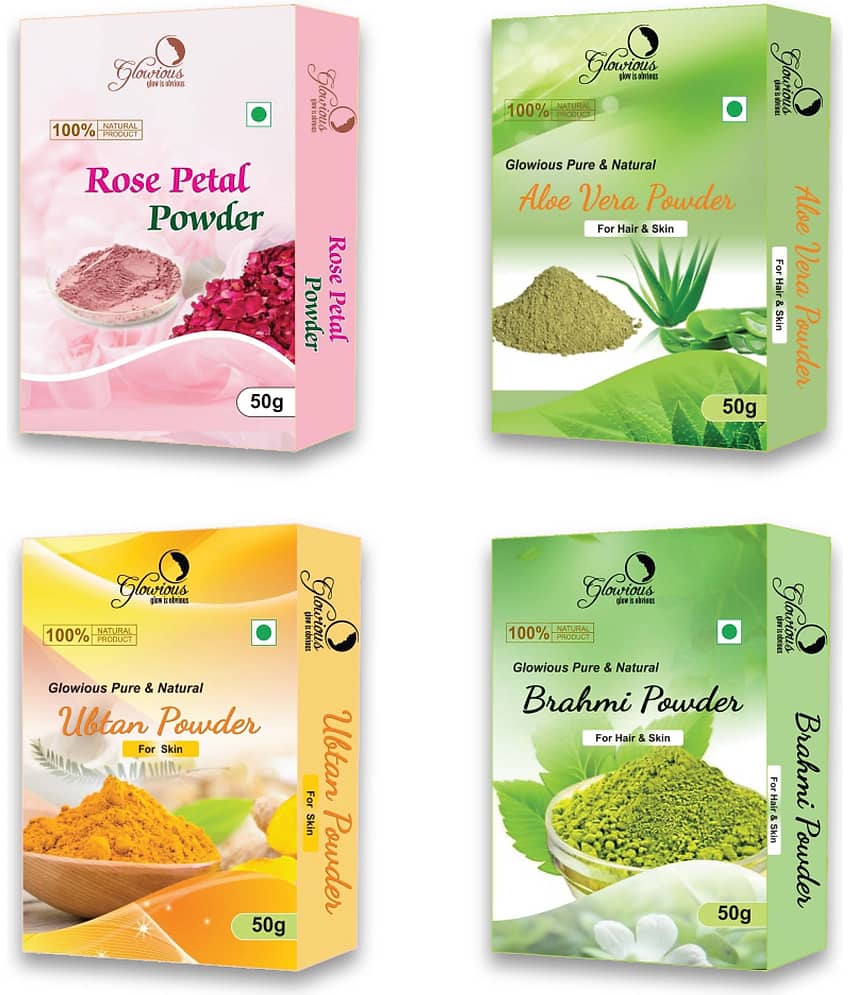 glowious - Skin Toning Face Pack for Normal Skin ( Pack of 4 )