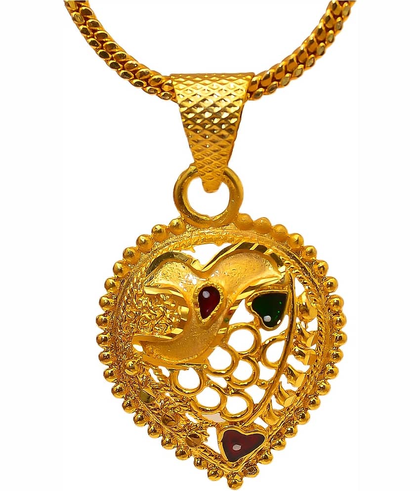 Jewarhaat - Golden Pendant ( Pack of 1 ) view 2