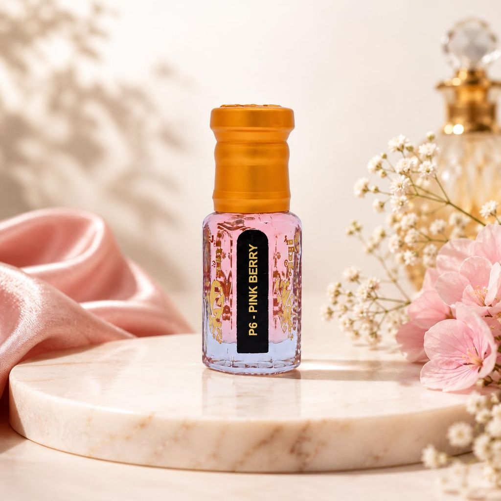 alnaqi fragrances Pink Berry Attar Perfume Oil | Unisex Arabian Attar | Alcohol-Free Roll-On | Sweet Berry, Floral & Soft Musk Notes | Long-Lasting Concentrated Arabic Perfume Oil view 2