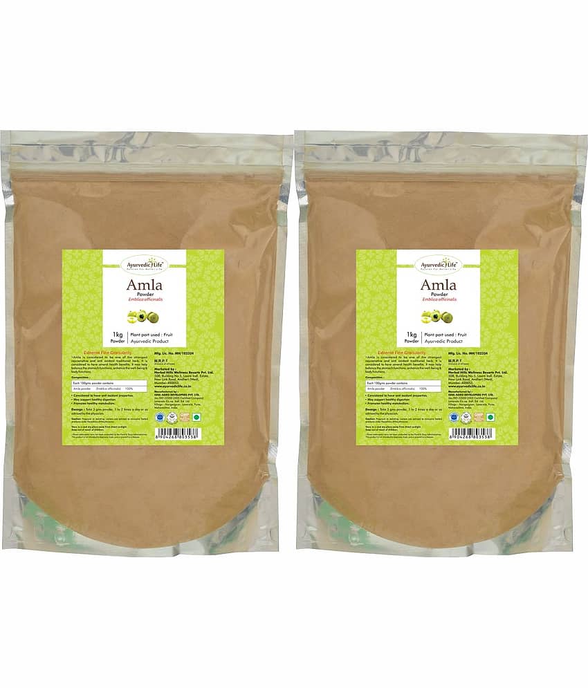 Ayurvedic Life Amla Powder 1 kg Pack of 2