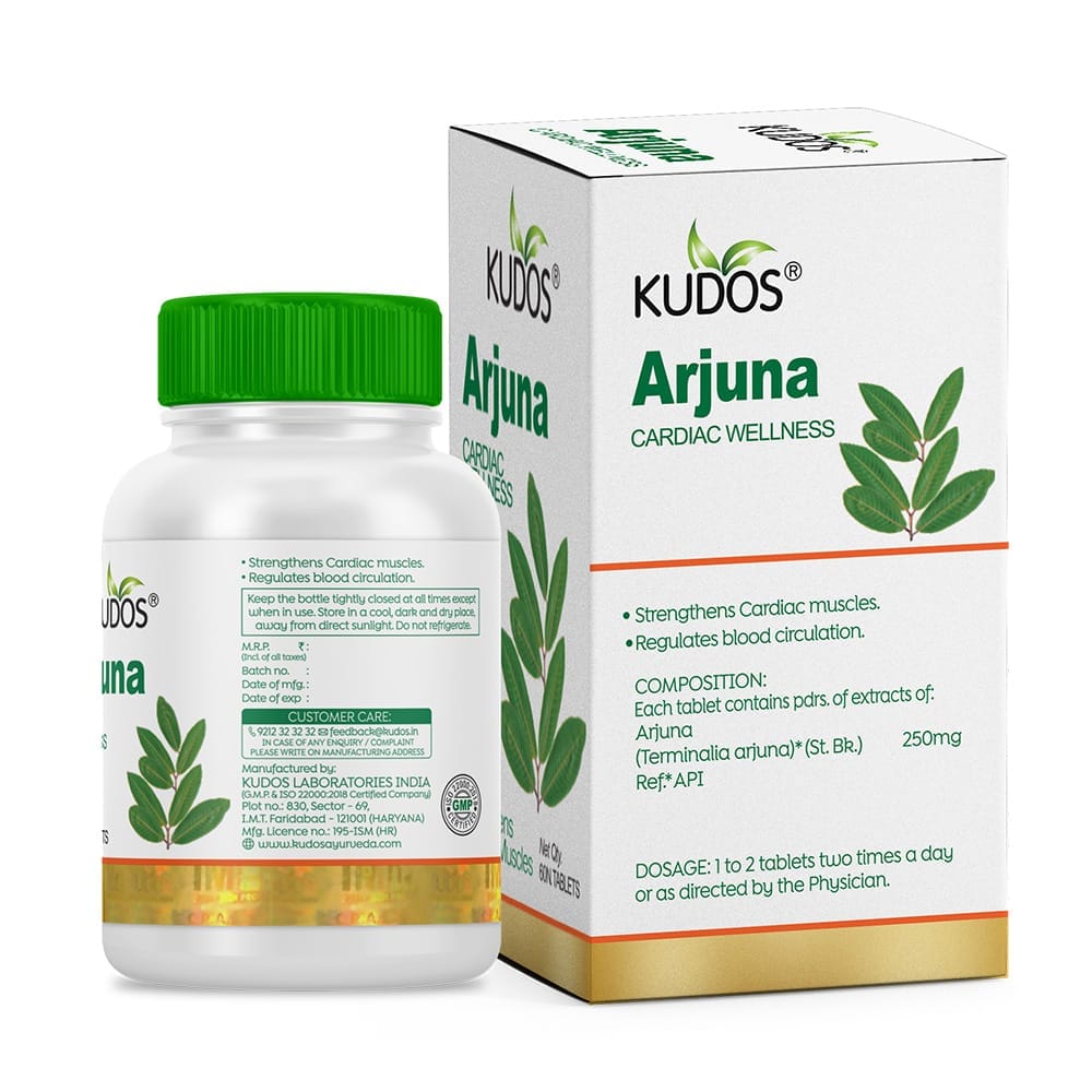 Kudos Arjuna Tablets for Cardiac Wellnes (Copy) view 2