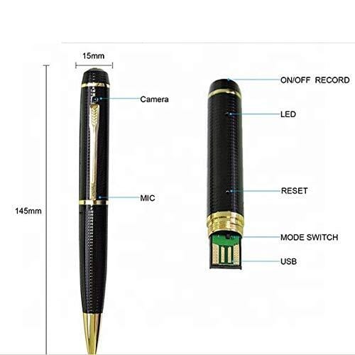 AUSHA Mini Pen Camera 1080P HD with Wide Angle Lens | Portable Video & Photo Recorder view 2
