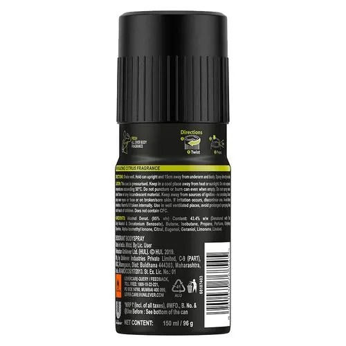 Axe Pulse Long Lasting Deodorant For Men, 150 ml view 2