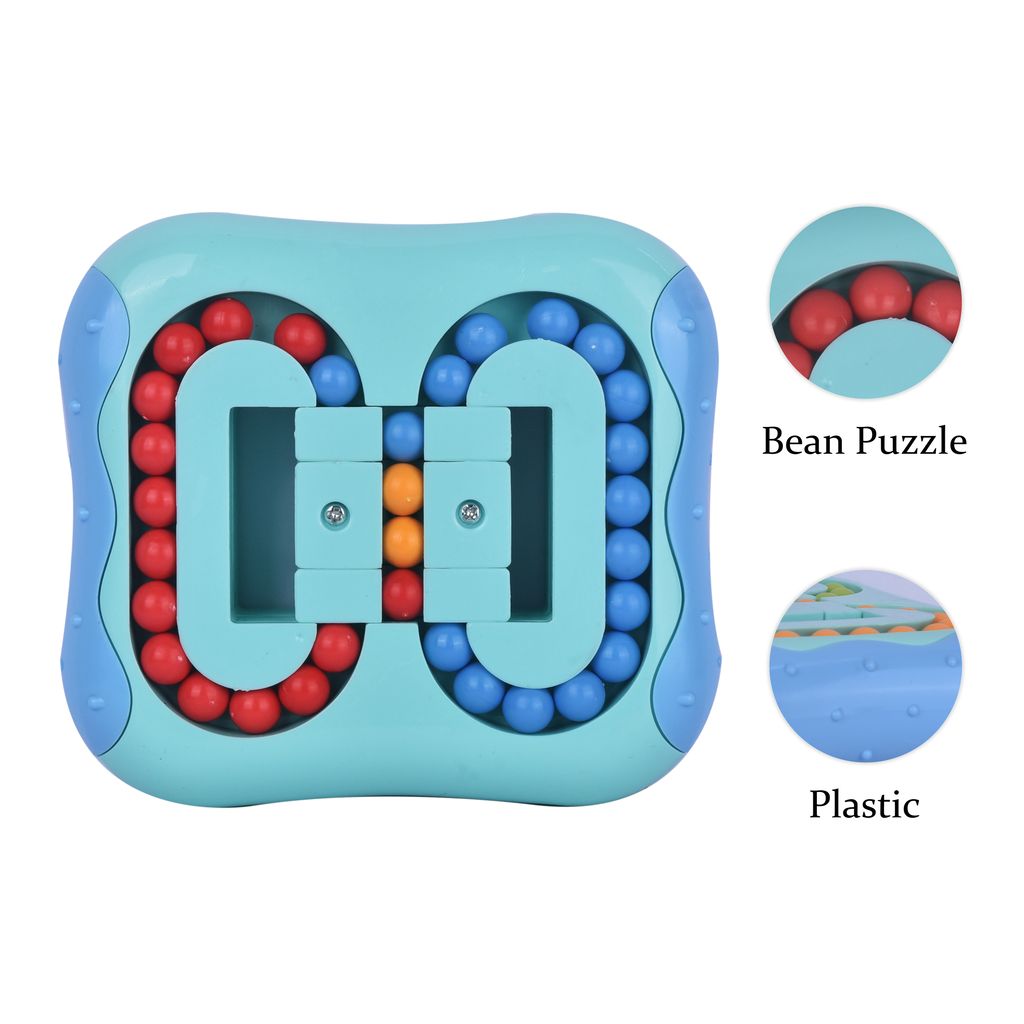 Magic Bean Puzzle | Magic Bean Puzzle Toy | Magic Bean Cube Spinner | Magic Bean Rotating Puzzle | Magic Bean Spinner | Rotating Finger Cube Puzzle | Rotating Magic Bean Puzzle | Fingertip Rotation Game view 2