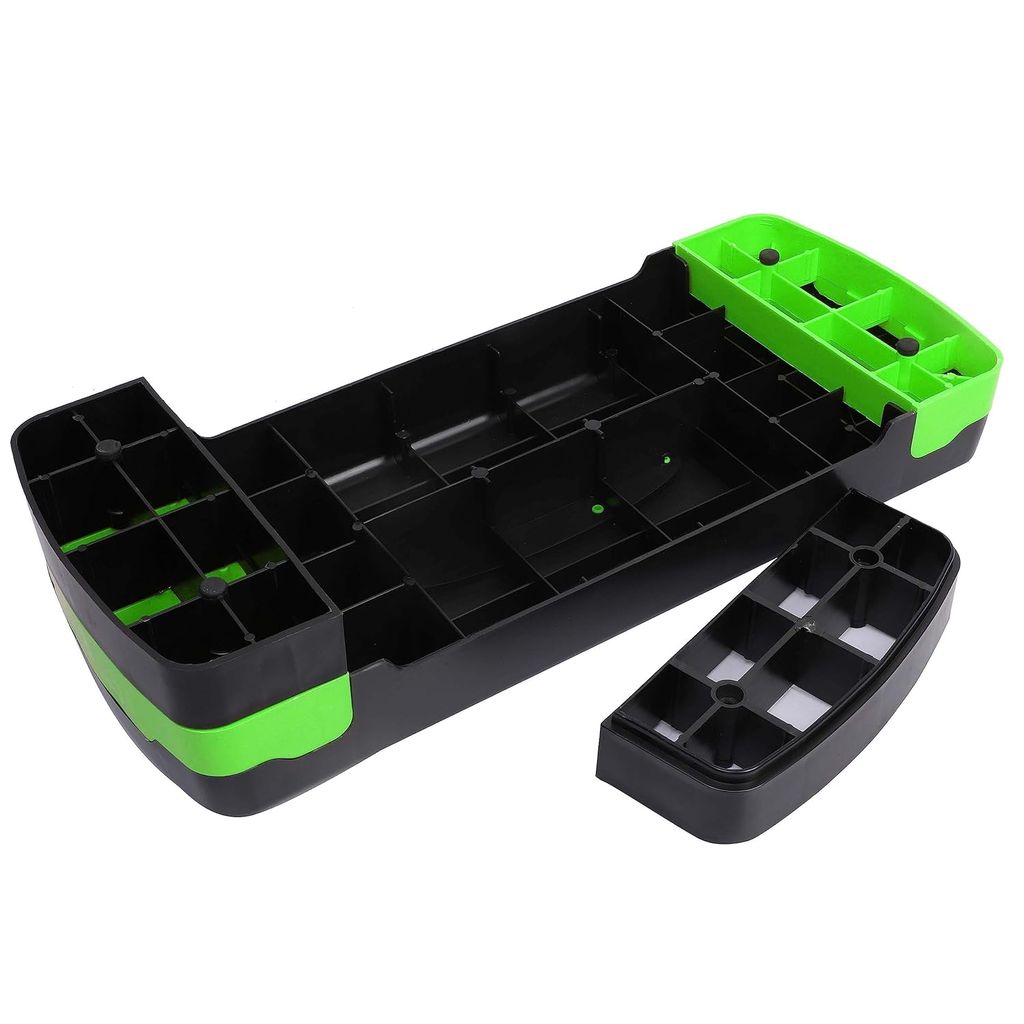 De Jure Fitness Aerobic Stepper, Two Height Level Adjustments - 4 inches and 6 inches, Slip-Resistant & Shock Absorbing Platform for Extra-Durability, Supports Upto 200 KG, (Green) view 2