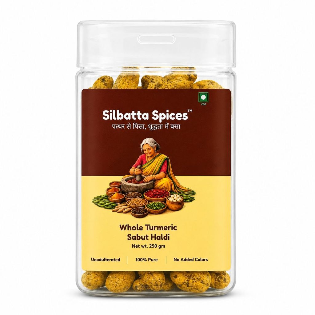 Silbatta Spices Whole Turmeric | Sabut Haldi